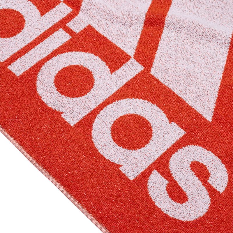 Adidas Towel L - orange/white