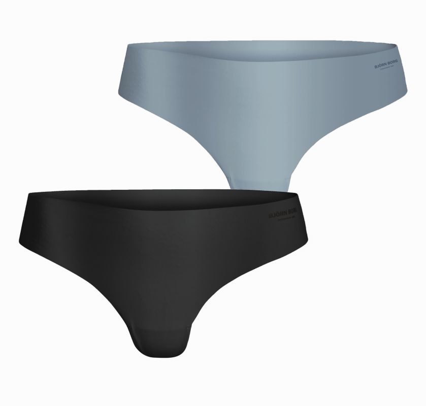 10001267_MP002_1 Björn Borg Performance Thong 2P - black/blue