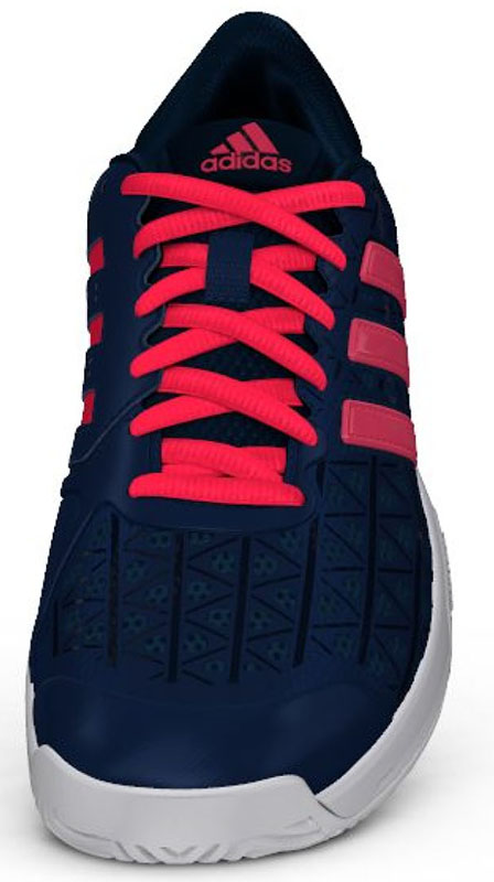 Adidas Barricade Club xJ - tech steel/flash red