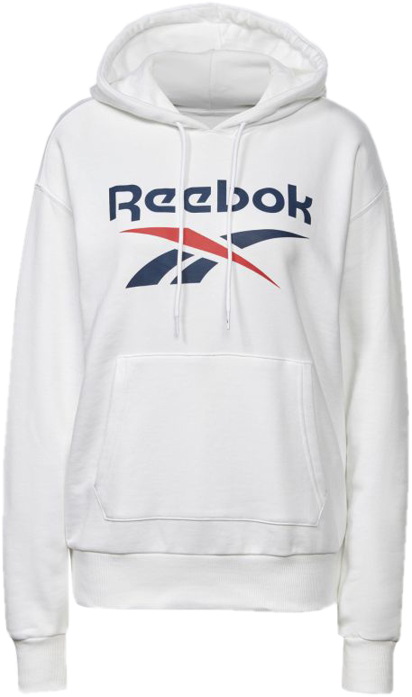 Reebok Identity Logo French Terry Hoodie W - white