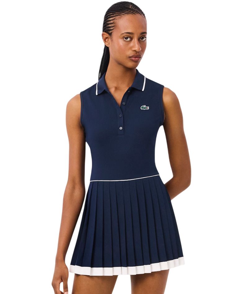 Lacoste Ultra Dry Tennis Heritage - blue navy/white