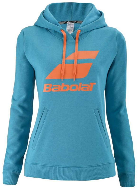 Babolat Exercise Hood Sweat Women - caneel bay Babolat Exercise Hood Sweat Women - caneel bay