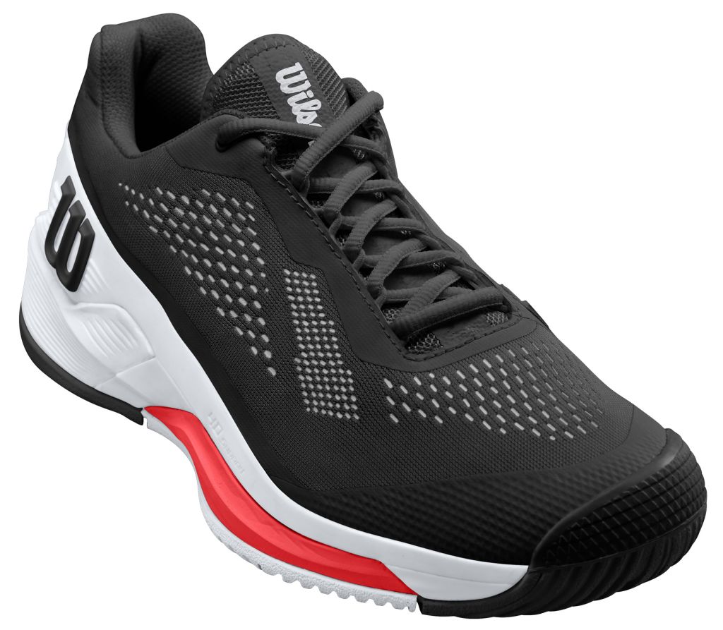 Wilson Rush Pro 4.0 M - black/white/poppy red