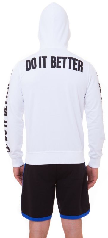 Hydrogen Do It Better FZ Hoodie - white