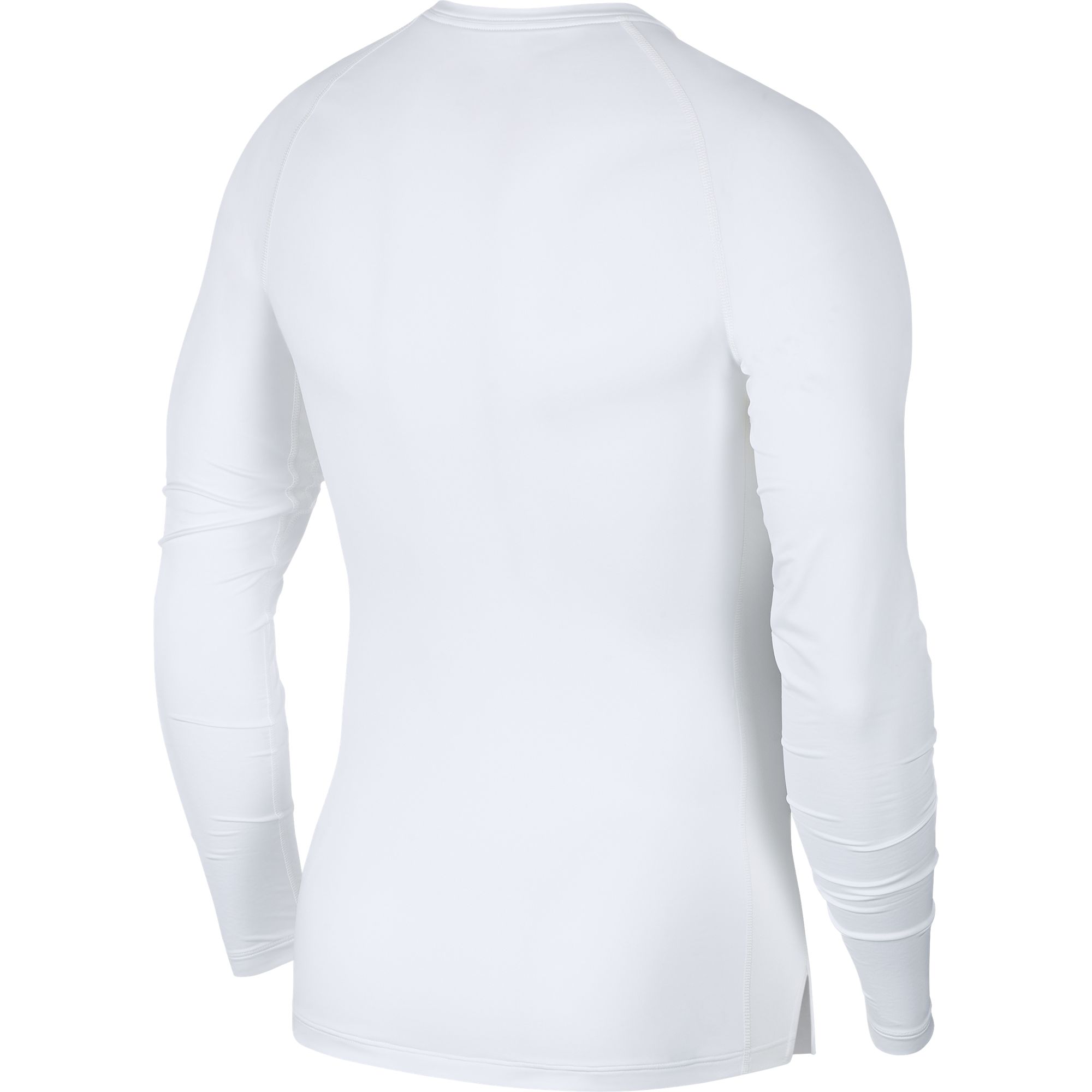 nike-pro-top-ls-tight-white-black-2 Nike Pro Top LS Tight - white/black