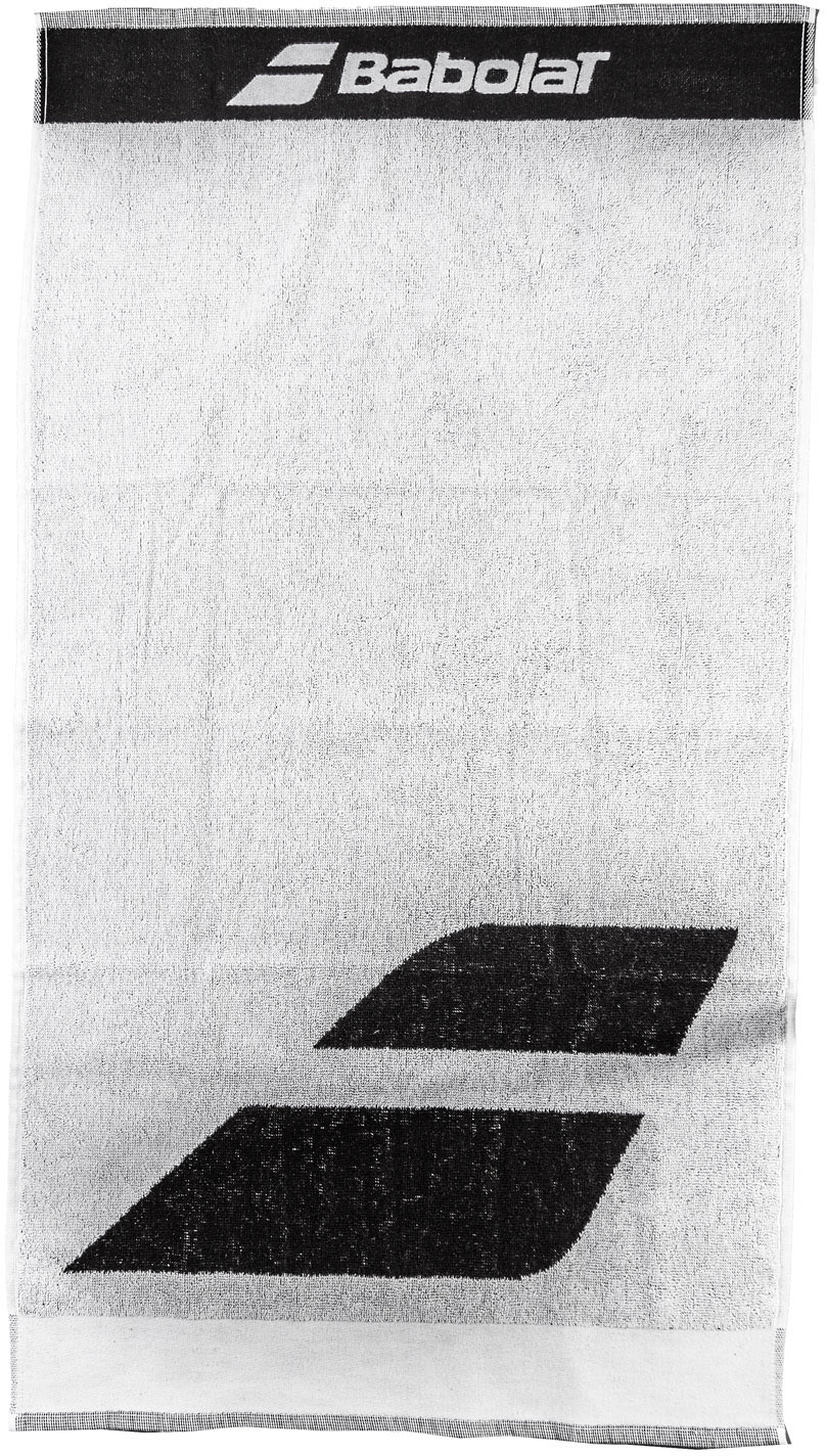 babolat-medium-towel-white-black Babolat Medium Towel - white/black