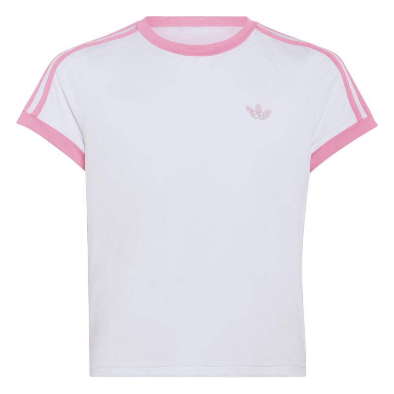 Koszulka dziewczęca Adidas Climacool Classics - white/distilled pink