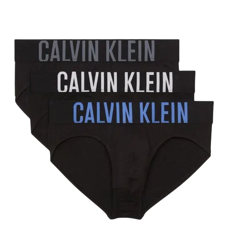 Calvin Klein Boxer Briefs Intense Power Hip 3P - black/grey/white/blue