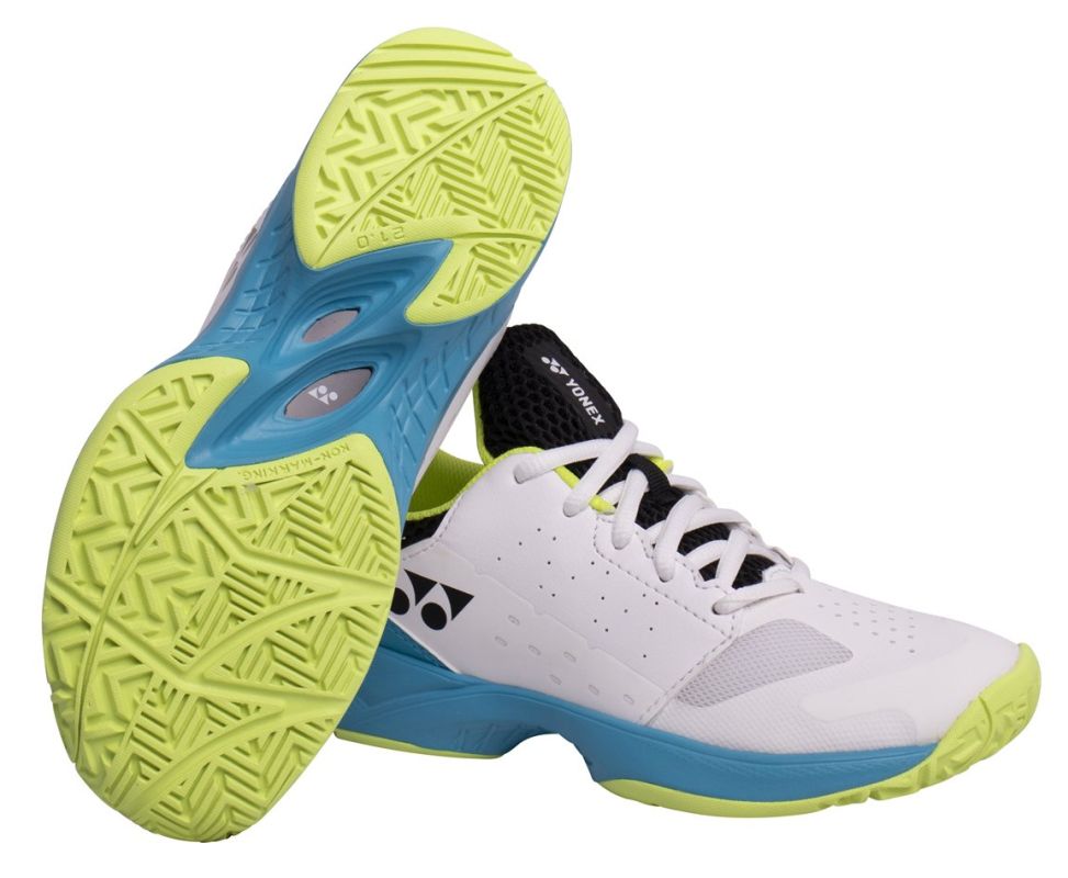 Yonex Power Cushion Lumio Jr - white/turquoise
