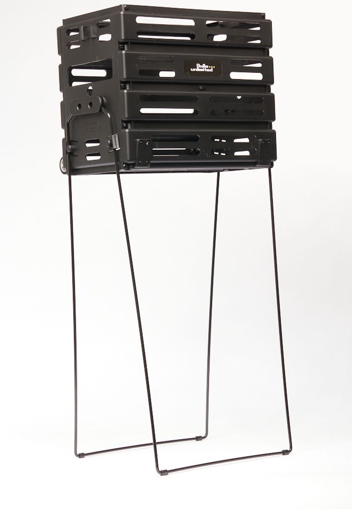Balls Unlimited Ballbasket With Wheels 72B