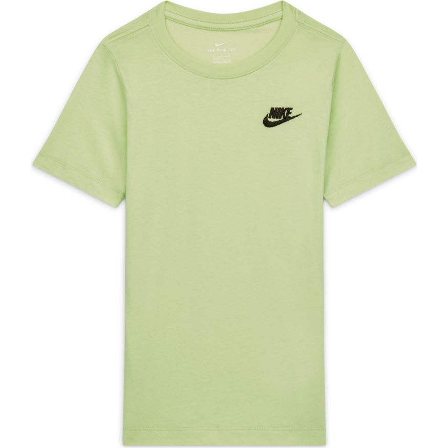 Nike NSW Tee Embedded Futura B - light liquid lime/black Nike NSW Tee Embedded Futura B - light liquid lime/black