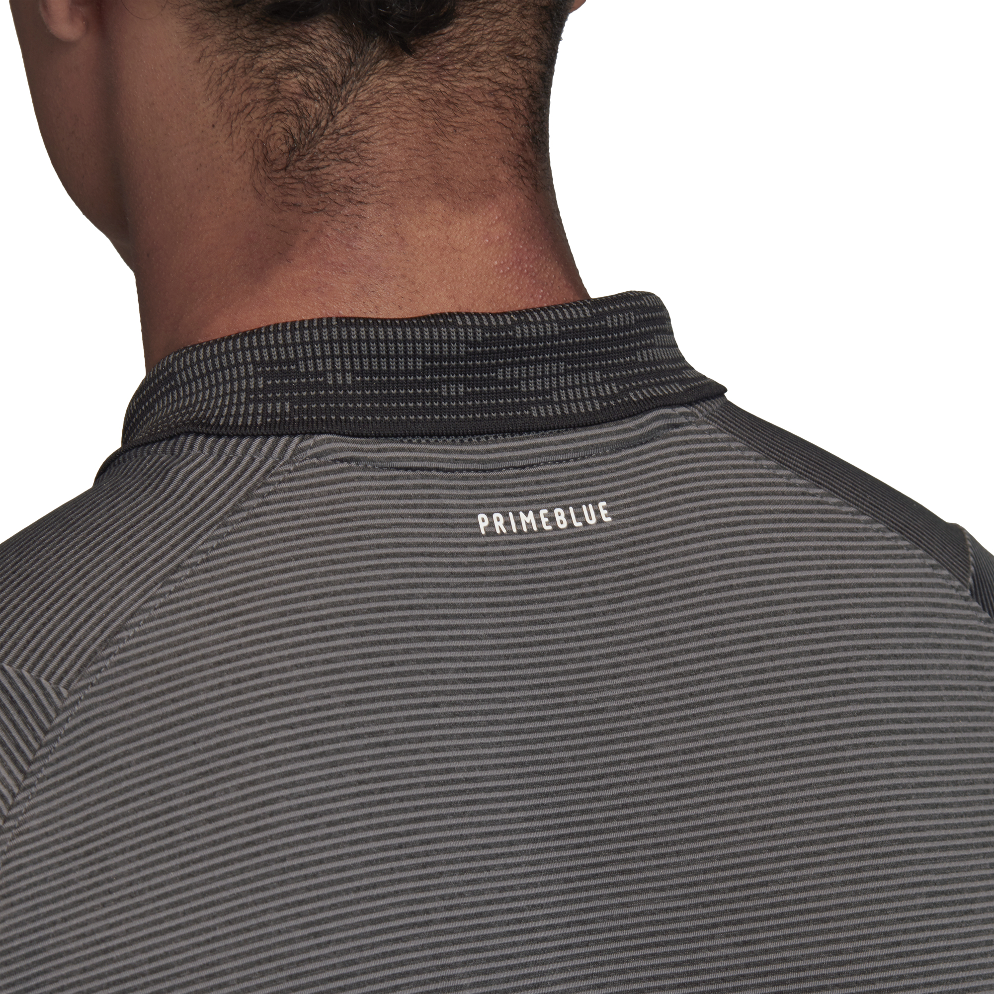 Adidas M Freelift Polo Primeblue - grey six/true orange