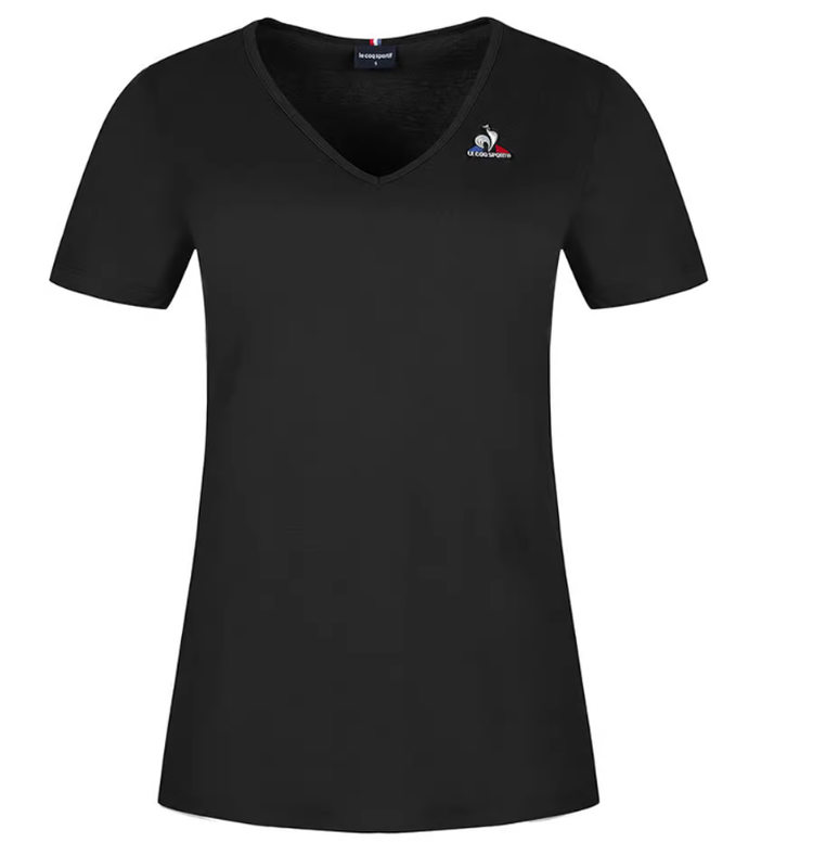 hsds5Q6d34yjFWLks Le Coq Sportif ESS Tee SS Col V No.1 W - black