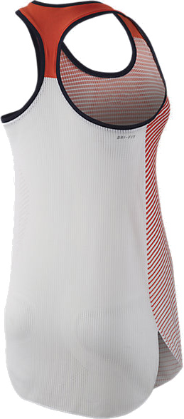  Nike Premier Slam Dress - white/lt crimson/obsidian