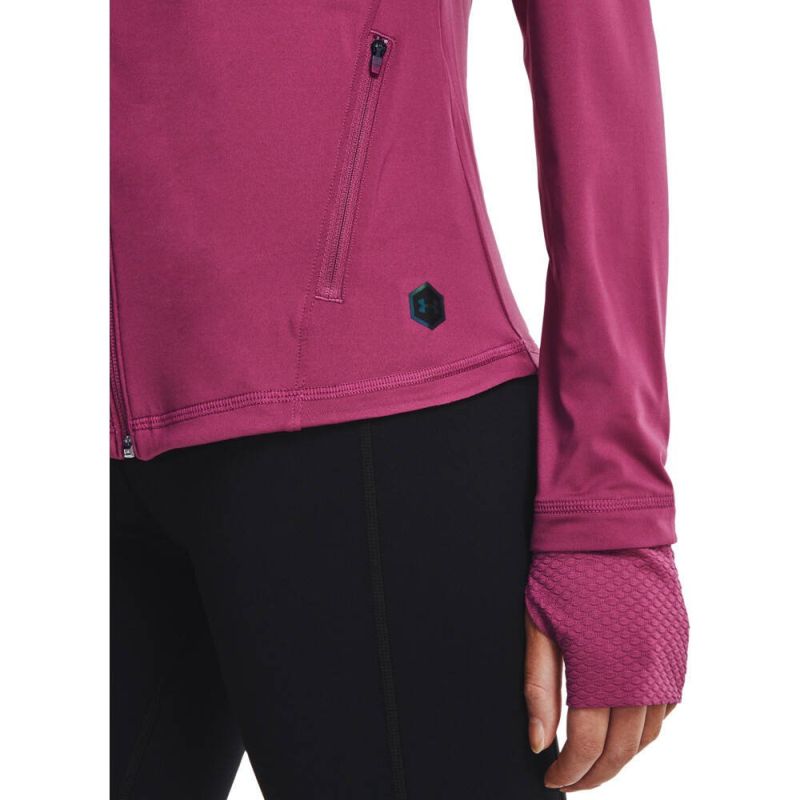 Under Armour Women's Rush Full Zip - pink