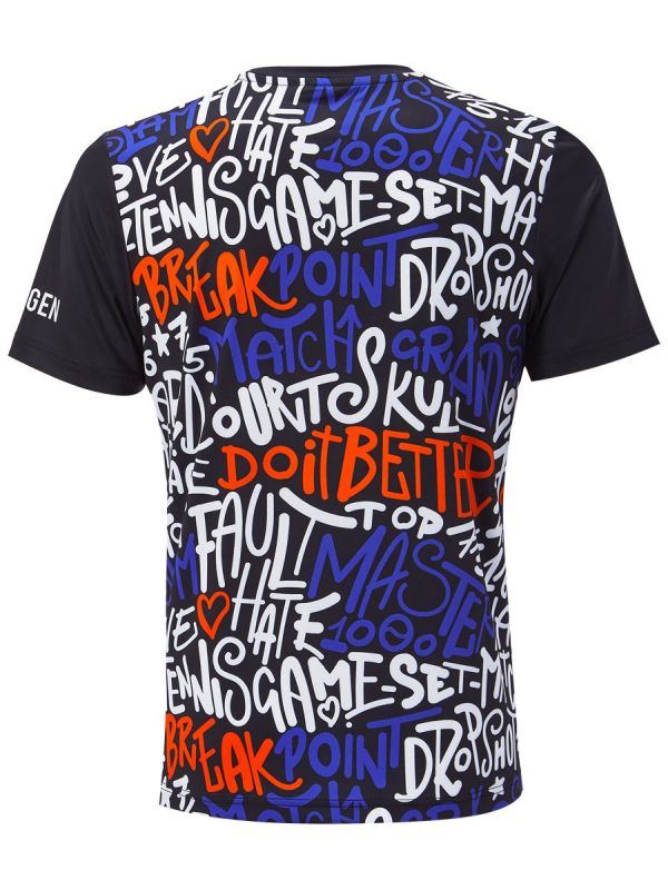 hydrogen-graffiti-tech-tee-man-black-2 Hydrogen Graffiti Tech Tee Man - black