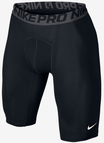 Nike Cool Long Short - black/dark grey/white