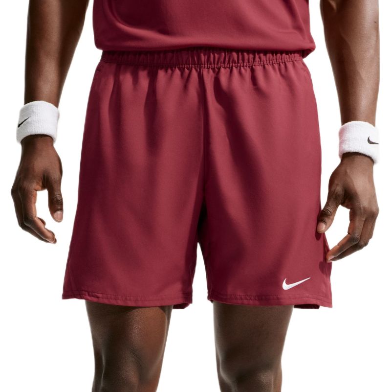 Nike Court Dri-Fit Victory 7" - team red/white