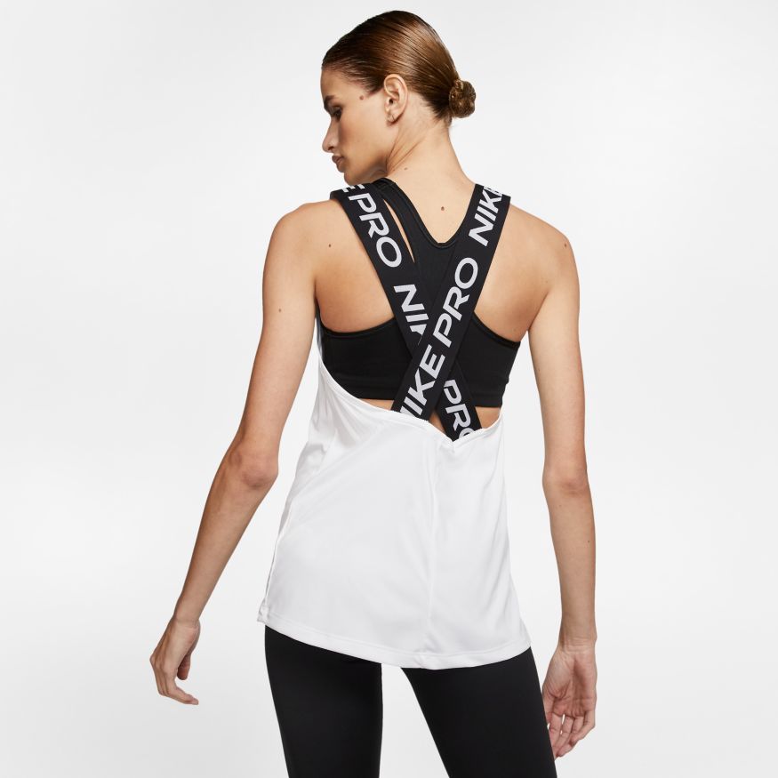 Nike Pro Dry Elastika Tank ESS - white/black
