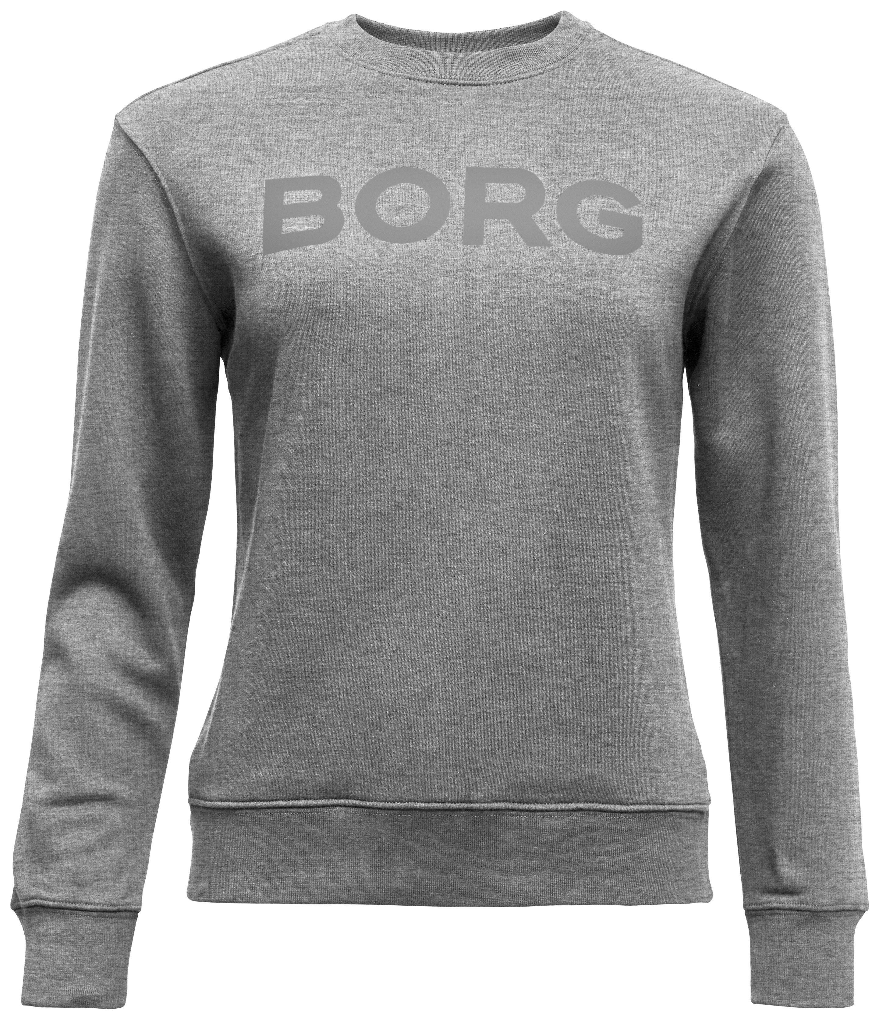 Björn Borg Crew W BB Logo - H108BY light grey melange