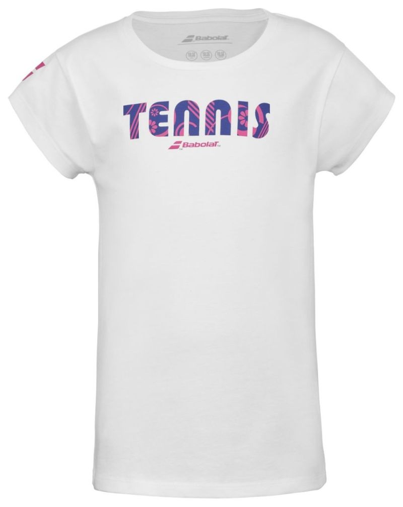babolat-exercise-cotton-tee-girl-white-white