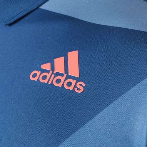 Adidas Pro Polo - tech steel/flash red