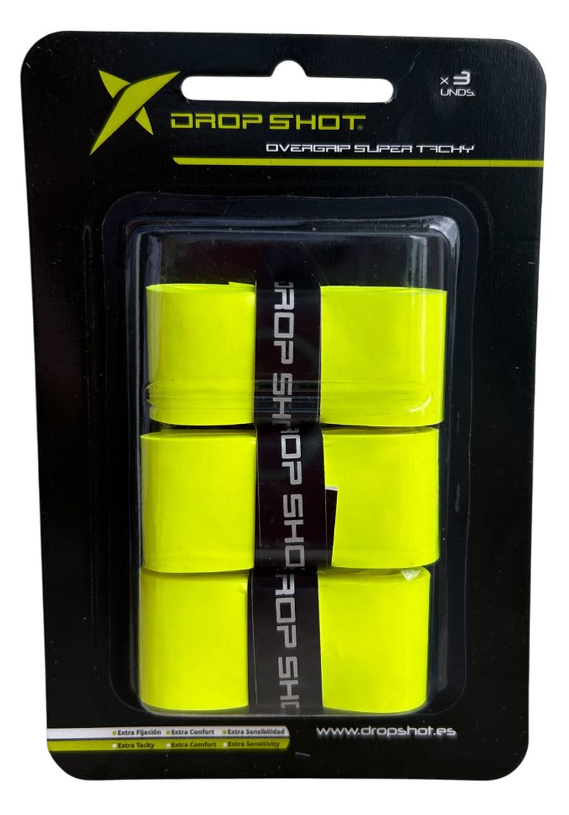 Drop Shot Overgrip Super Tacky 3P - yellow