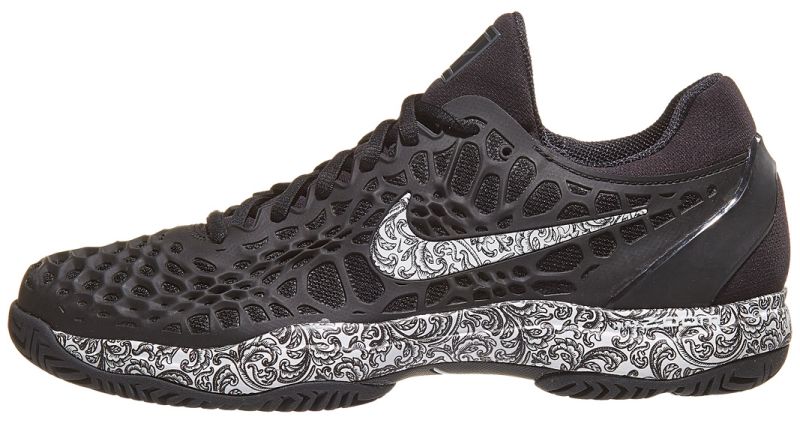 nike-air-zoom-cage-3-clay-black-white-2 Nike Air Zoom Cage 3 Clay - black/white