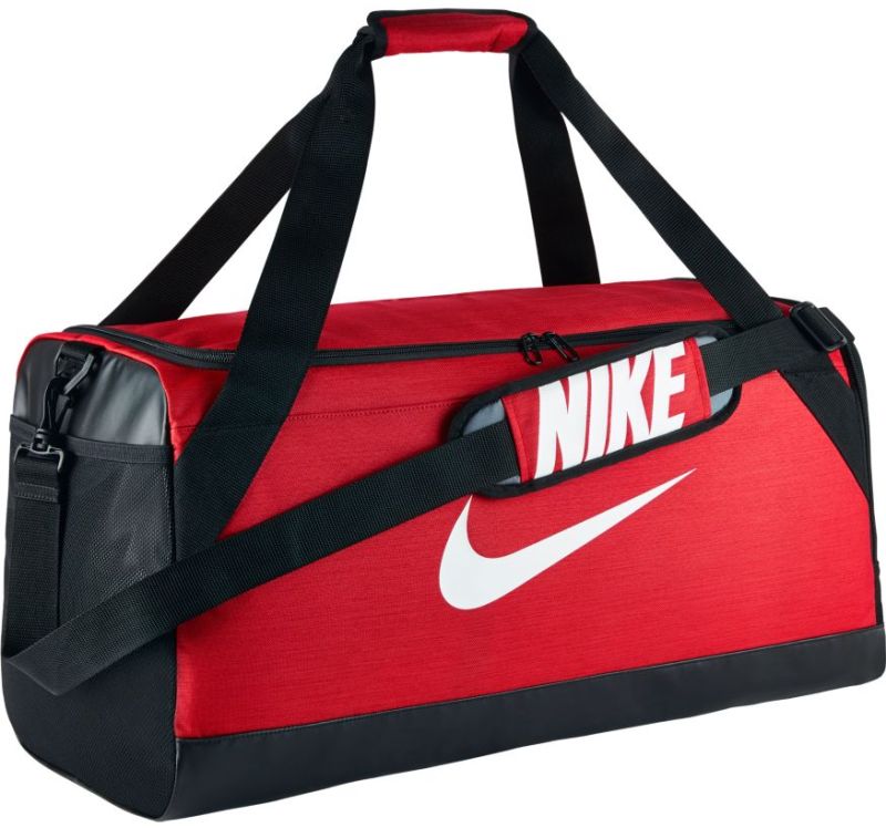 Nike Brasilia Medium Duffel - university red/black/white