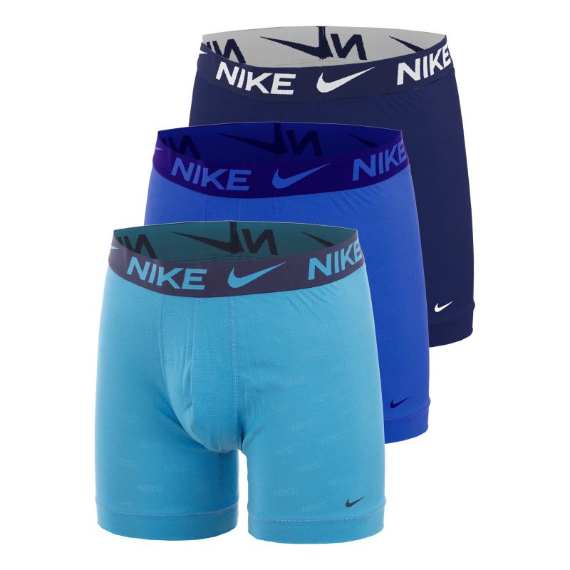 Męskie bokserki Nike Elite Breathe Boxer 3P - blue/light blue/navy