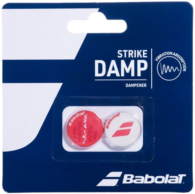 StrikeDampNewPack Babolat Strike Damp 2P - red/white