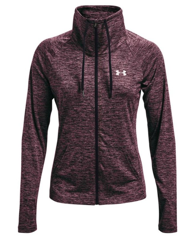 Under Armour Women's UA Tech Twist Full Zip - ash plum/black Under Armour Women's UA Tech Twist Full Zip - ash plum/black