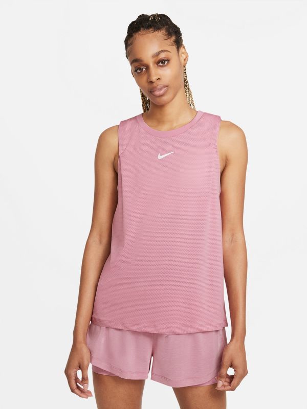Nike Court Dri-Fit Advantage Tank W - elemental pink/elemental pink/white