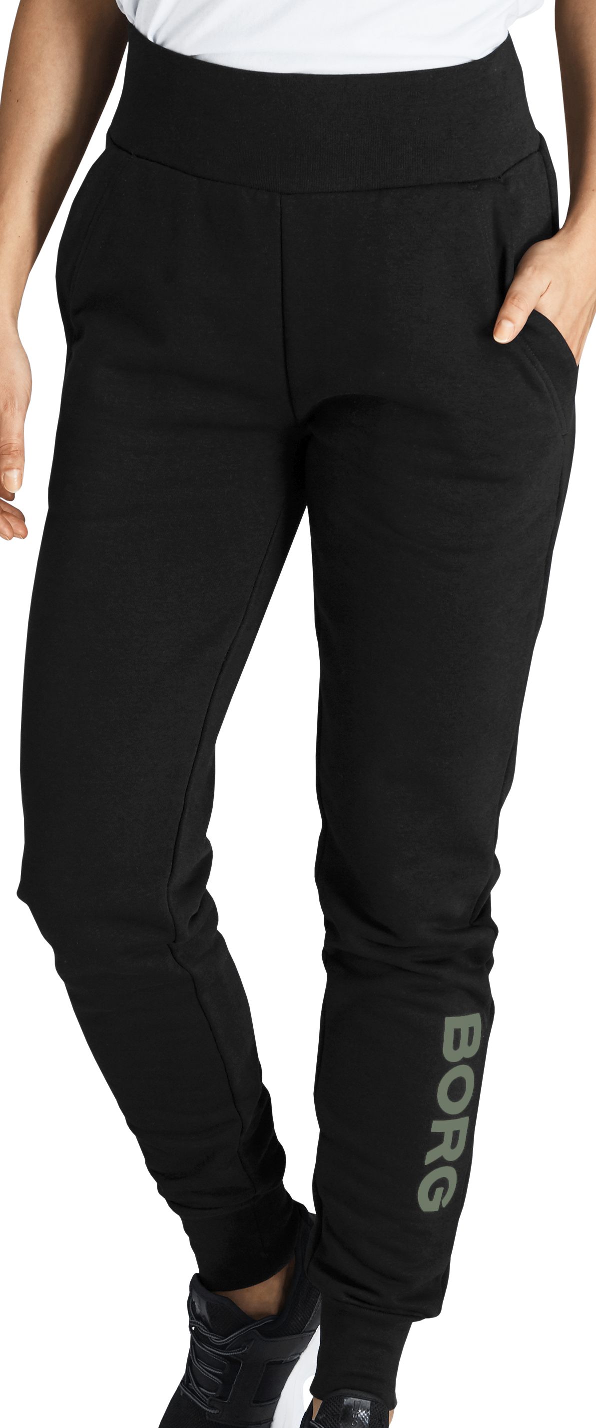 Björn Borg Sweat Pant W BB Logo - black beauty