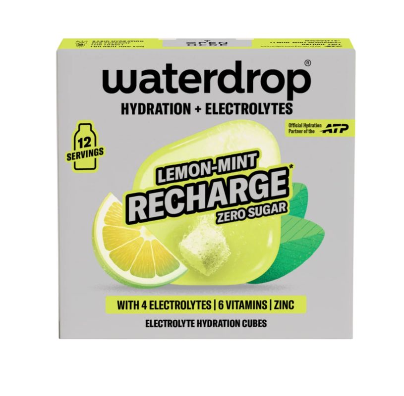 Odżywka Waterdrop Vitamin Hydration + Electrolytes Cubes 12P - lemon/mint recharge