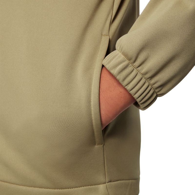 Nike Kids Dri-Fit Poly Knit Full Zip - parachute beige/desert khaki/white 