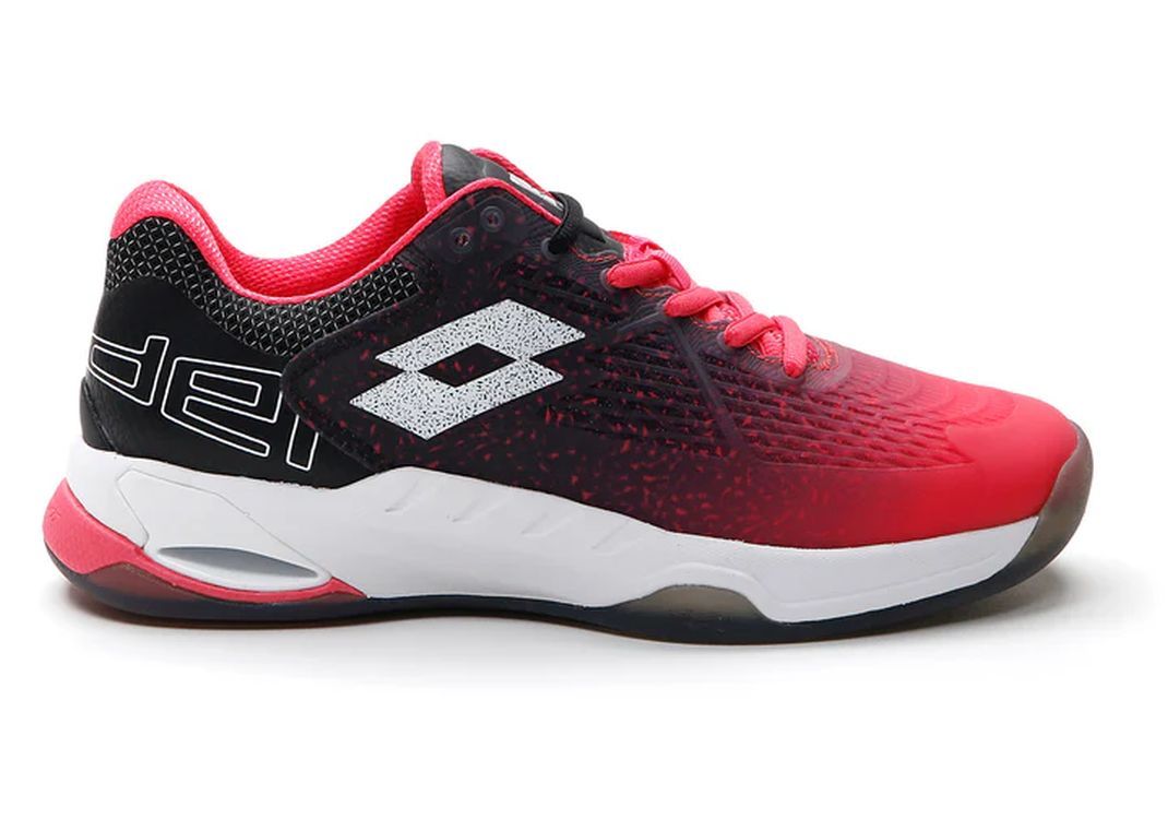 Lotto Superrapida 100 - shiny fuchsia/all white/all black Lotto Superrapida 100 - shiny fuchsia/all white/all black