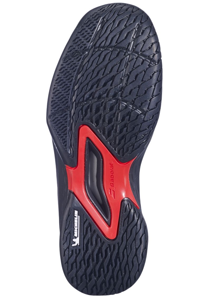 Babolat Jet Mach 3 Junior All Court - cherry tomato/white Babolat Jet Mach 3 Junior All Court - cherry tomato/white
