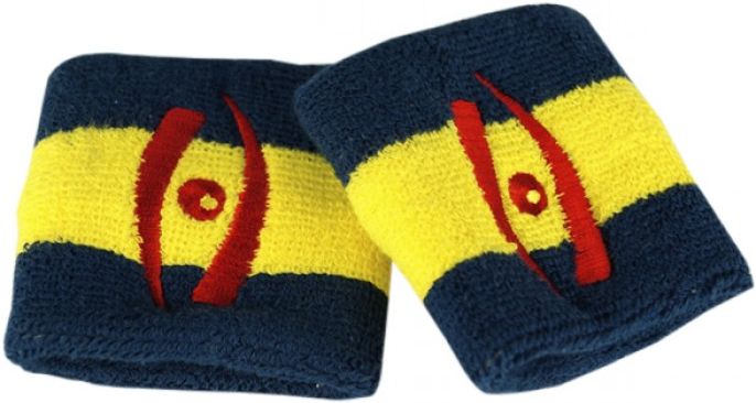 Harrow Wristband - navy/yellow/navy