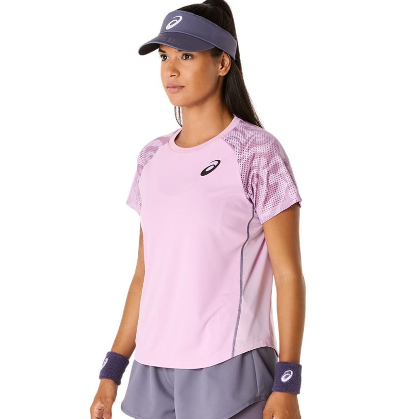 Asics Match Game Short Sleeve - light ube