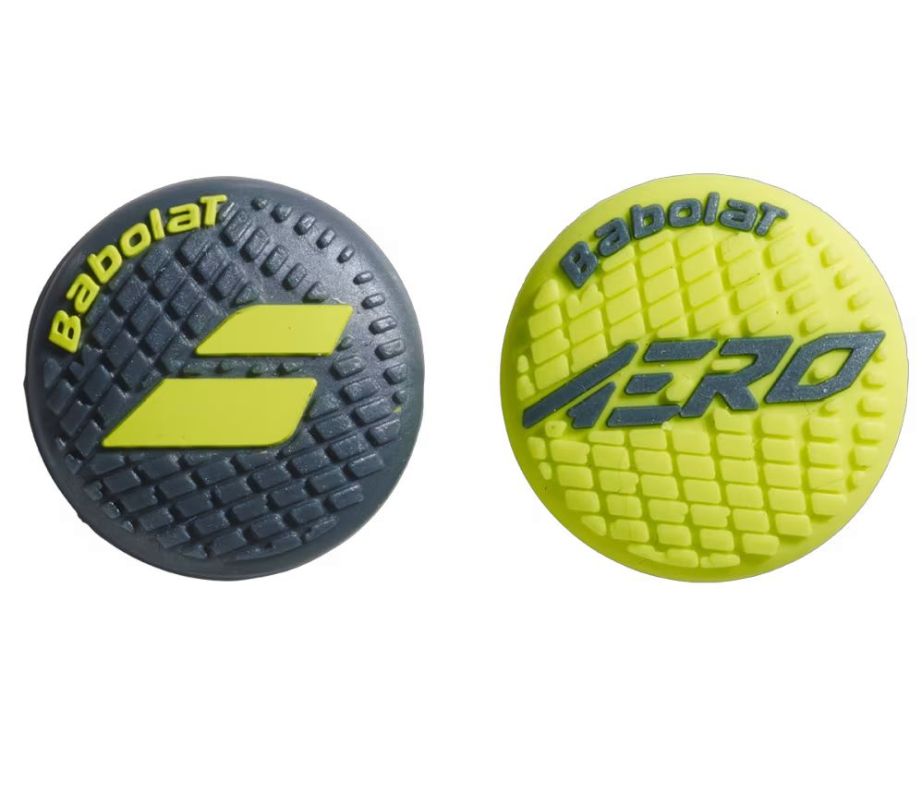 Babolat Aero Damp 2P - light grey/yellow Babolat Aero Damp 2P - light grey/yellow