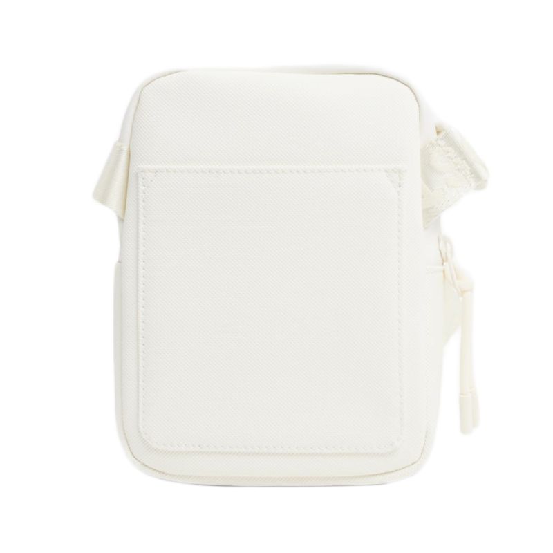 Lacoste Small Flat Petit Piqué Satchel - flour