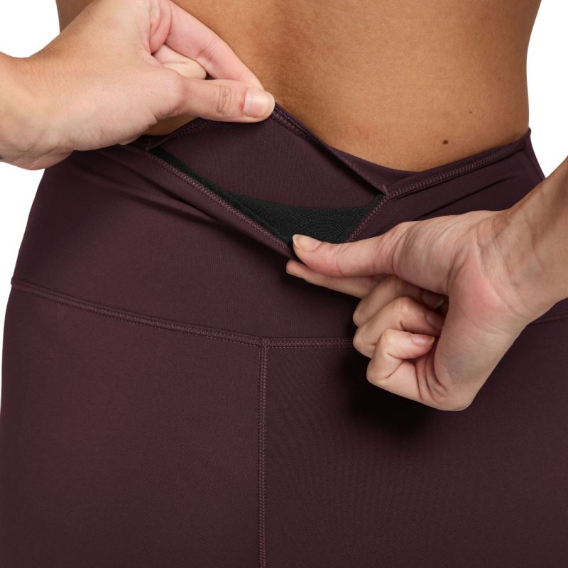 Nike One High-Waisted Full-Length - burgundy crush/white