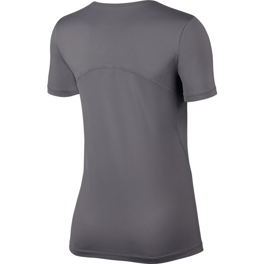 nike-pro-top-ss-all-over-mesh-w-gunsmoke-black-2 Nike Pro Top SS All Over Mesh W - gunsmoke/black