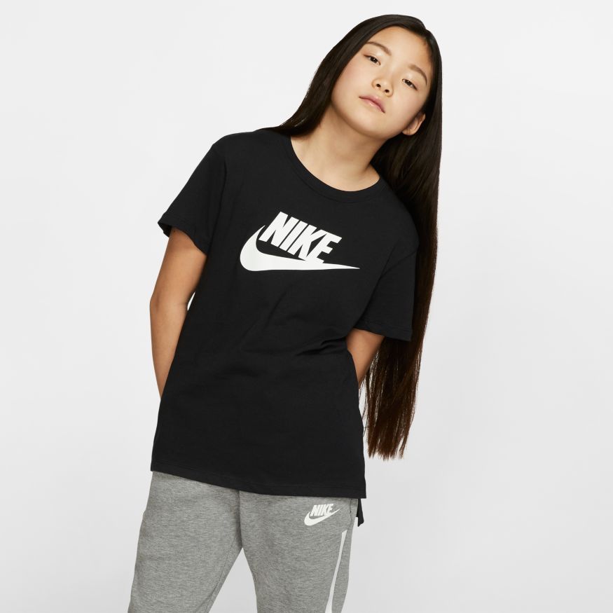 Nike G NSW Tee DPTL Basic Futura - black/white