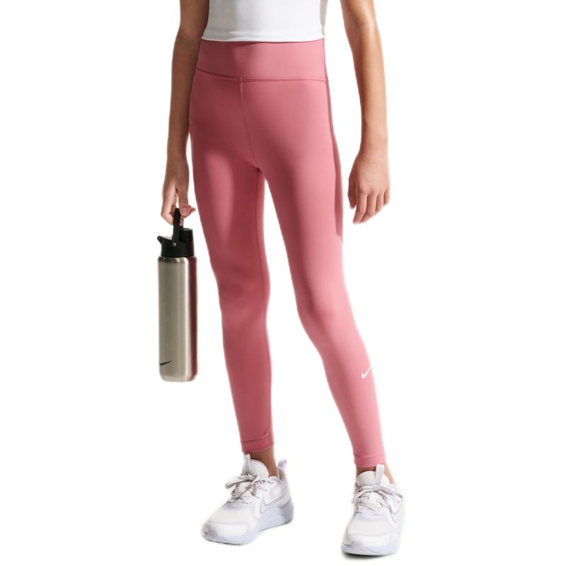 Nike Kids One Dri-Fit Tight - peony/white