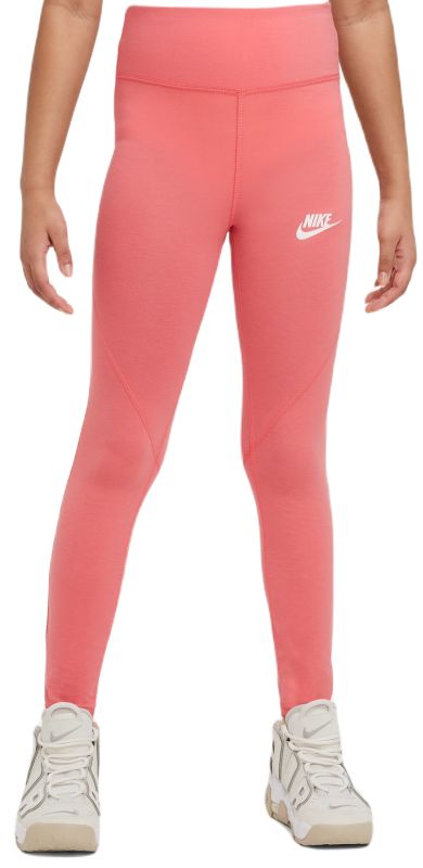 Nike Sportswear Favorites Graphix High-Waist Legging - sea coral/white