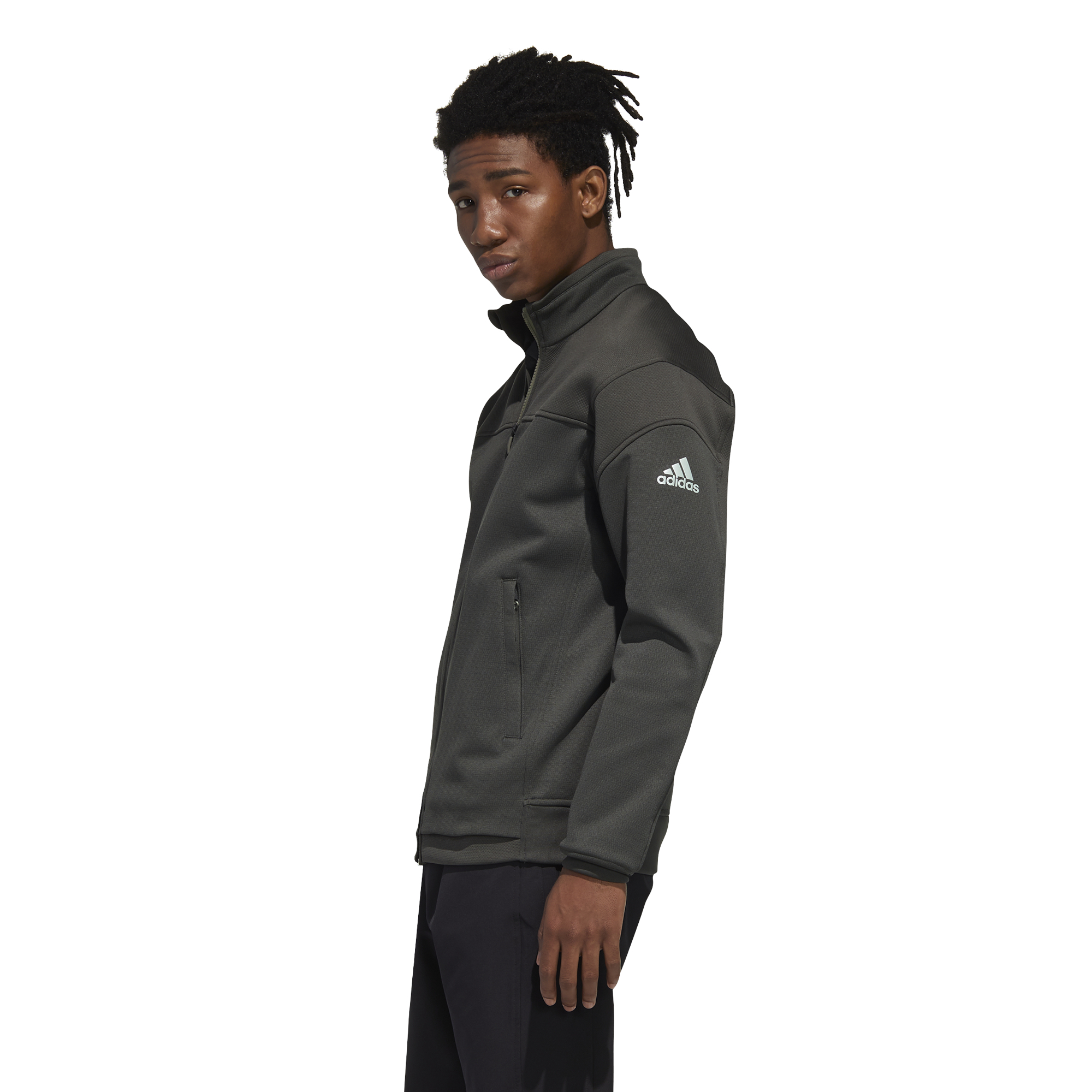 Adidas M Knit Jacket - legend earth