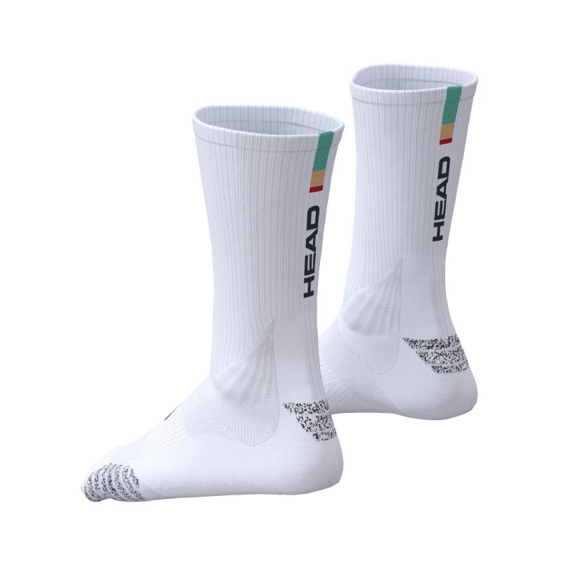 Head Color Crew 1P - white/tourquoise