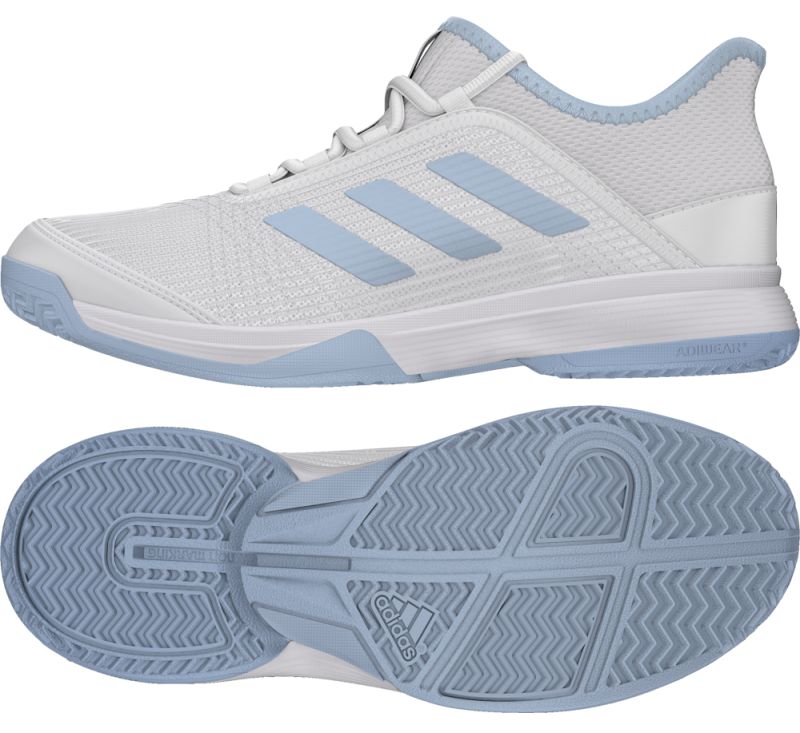 Adidas Adizero Club K - white/glow blue/white